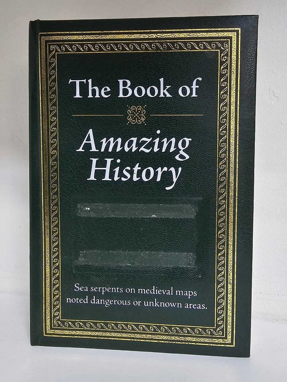 The Book of Amazing History - Dark Green Hardcover